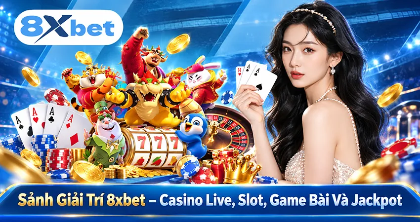 Sảnh Giải Trí 8xbet – Casino Live, Slot, Game Bài Và Jackpot